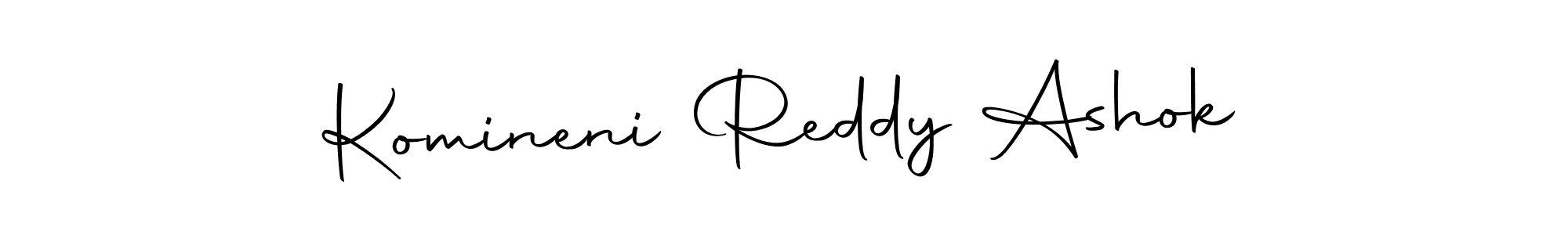 How to make Komineni Reddy Ashok signature? Autography-DOLnW is a professional autograph style. Create handwritten signature for Komineni Reddy Ashok name. Komineni Reddy Ashok signature style 10 images and pictures png