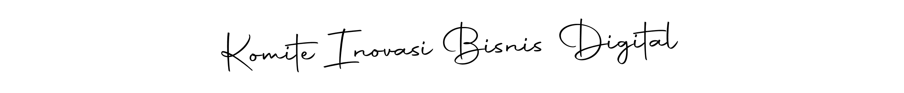 How to make Komite Inovasi Bisnis Digital name signature. Use Autography-DOLnW style for creating short signs online. This is the latest handwritten sign. Komite Inovasi Bisnis Digital signature style 10 images and pictures png