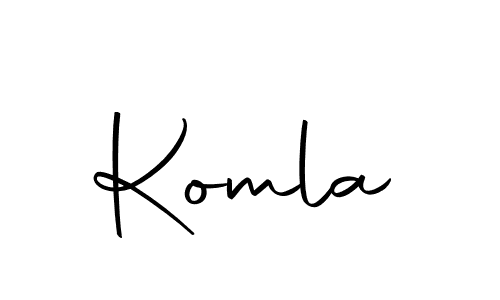 Make a beautiful signature design for name Komla. With this signature (Autography-DOLnW) style, you can create a handwritten signature for free. Komla signature style 10 images and pictures png