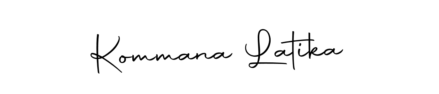 Autography-DOLnW is a professional signature style that is perfect for those who want to add a touch of class to their signature. It is also a great choice for those who want to make their signature more unique. Get Kommana Latika name to fancy signature for free. Kommana Latika signature style 10 images and pictures png