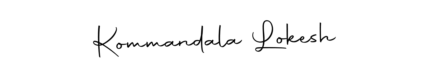 Similarly Autography-DOLnW is the best handwritten signature design. Signature creator online .You can use it as an online autograph creator for name Kommandala Lokesh. Kommandala Lokesh signature style 10 images and pictures png