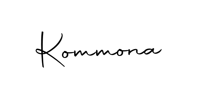 How to make Kommona name signature. Use Autography-DOLnW style for creating short signs online. This is the latest handwritten sign. Kommona signature style 10 images and pictures png