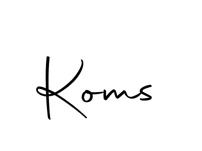 This is the best signature style for the Koms name. Also you like these signature font (Autography-DOLnW). Mix name signature. Koms signature style 10 images and pictures png