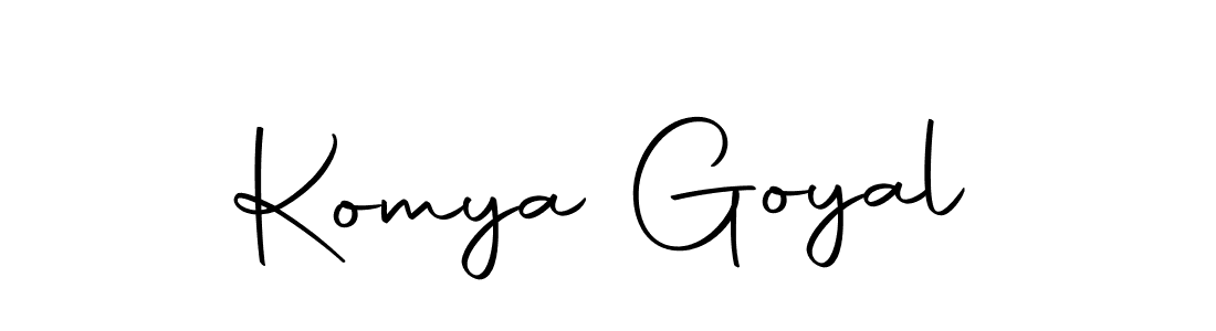 Make a beautiful signature design for name Komya Goyal. With this signature (Autography-DOLnW) style, you can create a handwritten signature for free. Komya Goyal signature style 10 images and pictures png