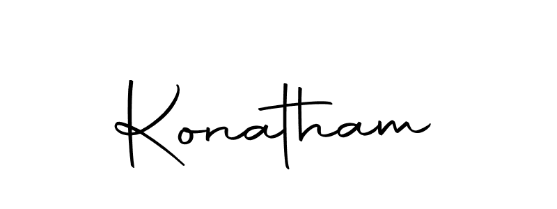 Konatham stylish signature style. Best Handwritten Sign (Autography-DOLnW) for my name. Handwritten Signature Collection Ideas for my name Konatham. Konatham signature style 10 images and pictures png