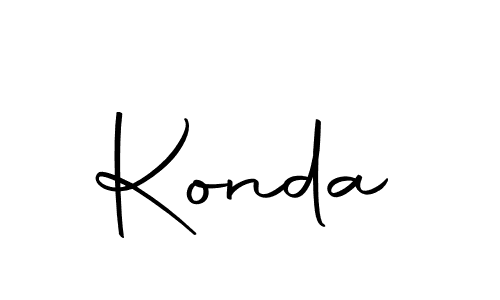 Design your own signature with our free online signature maker. With this signature software, you can create a handwritten (Autography-DOLnW) signature for name Konda. Konda signature style 10 images and pictures png