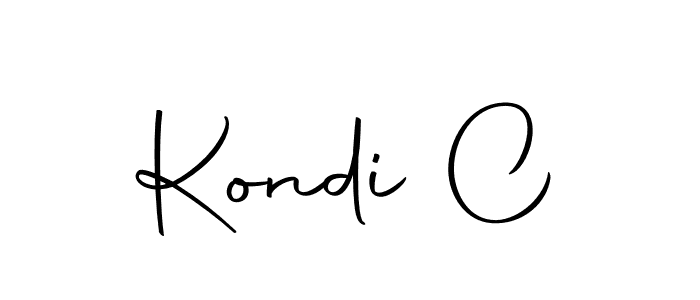 How to make Kondi C signature? Autography-DOLnW is a professional autograph style. Create handwritten signature for Kondi C name. Kondi C signature style 10 images and pictures png