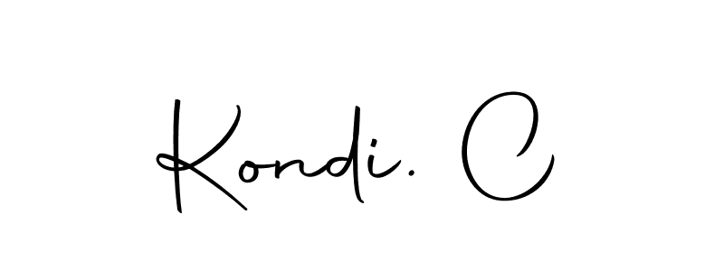 Also we have Kondi. C name is the best signature style. Create professional handwritten signature collection using Autography-DOLnW autograph style. Kondi. C signature style 10 images and pictures png