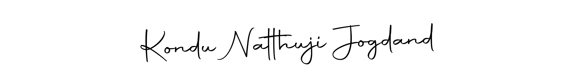 You can use this online signature creator to create a handwritten signature for the name Kondu Natthuji Jogdand. This is the best online autograph maker. Kondu Natthuji Jogdand signature style 10 images and pictures png