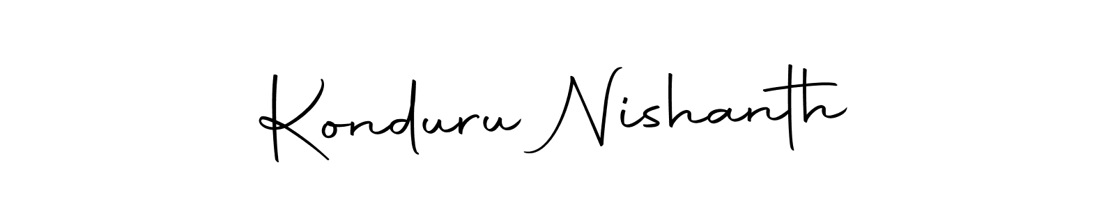 Autography-DOLnW is a professional signature style that is perfect for those who want to add a touch of class to their signature. It is also a great choice for those who want to make their signature more unique. Get Konduru Nishanth name to fancy signature for free. Konduru Nishanth signature style 10 images and pictures png