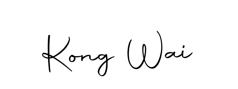 Create a beautiful signature design for name Kong Wai. With this signature (Autography-DOLnW) fonts, you can make a handwritten signature for free. Kong Wai signature style 10 images and pictures png