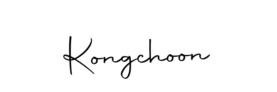 Create a beautiful signature design for name Kongchoon. With this signature (Autography-DOLnW) fonts, you can make a handwritten signature for free. Kongchoon signature style 10 images and pictures png
