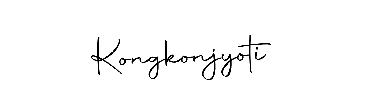 Use a signature maker to create a handwritten signature online. With this signature software, you can design (Autography-DOLnW) your own signature for name Kongkonjyoti. Kongkonjyoti signature style 10 images and pictures png