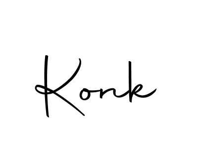 Use a signature maker to create a handwritten signature online. With this signature software, you can design (Autography-DOLnW) your own signature for name Konk. Konk signature style 10 images and pictures png