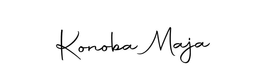 You should practise on your own different ways (Autography-DOLnW) to write your name (Konoba Maja) in signature. don't let someone else do it for you. Konoba Maja signature style 10 images and pictures png