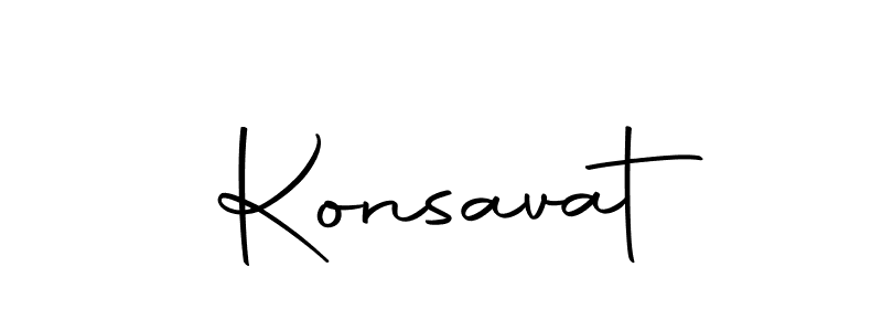 Make a beautiful signature design for name Konsavat. Use this online signature maker to create a handwritten signature for free. Konsavat signature style 10 images and pictures png