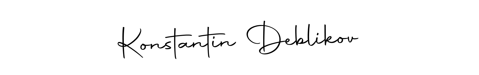 It looks lik you need a new signature style for name Konstantin Deblikov. Design unique handwritten (Autography-DOLnW) signature with our free signature maker in just a few clicks. Konstantin Deblikov signature style 10 images and pictures png