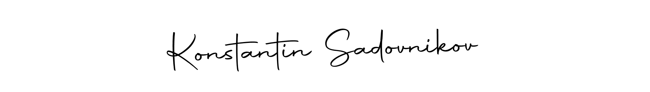 Konstantin Sadovnikov stylish signature style. Best Handwritten Sign (Autography-DOLnW) for my name. Handwritten Signature Collection Ideas for my name Konstantin Sadovnikov. Konstantin Sadovnikov signature style 10 images and pictures png