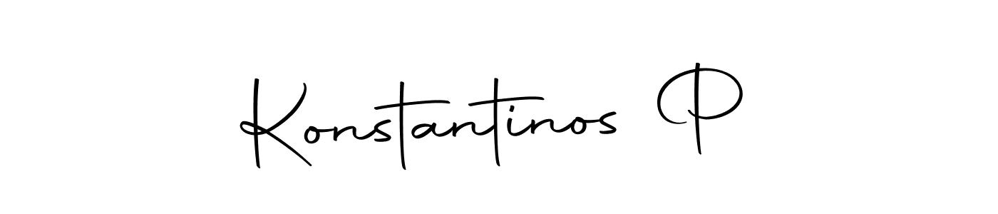Make a beautiful signature design for name Konstantinos P. With this signature (Autography-DOLnW) style, you can create a handwritten signature for free. Konstantinos P signature style 10 images and pictures png