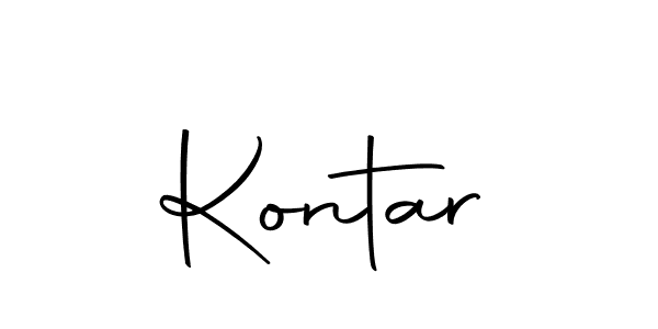 Use a signature maker to create a handwritten signature online. With this signature software, you can design (Autography-DOLnW) your own signature for name Kontar. Kontar signature style 10 images and pictures png