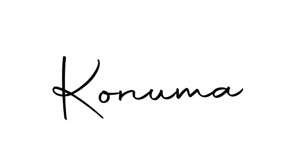 Make a beautiful signature design for name Konuma. With this signature (Autography-DOLnW) style, you can create a handwritten signature for free. Konuma signature style 10 images and pictures png