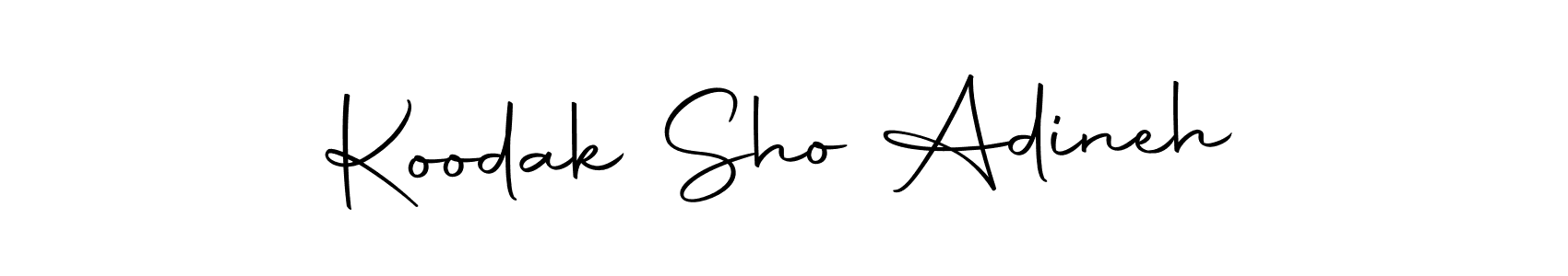Koodak Sho Adineh stylish signature style. Best Handwritten Sign (Autography-DOLnW) for my name. Handwritten Signature Collection Ideas for my name Koodak Sho Adineh. Koodak Sho Adineh signature style 10 images and pictures png