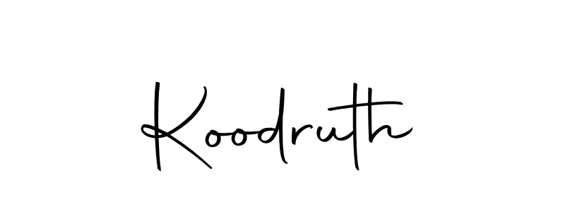 How to make Koodruth signature? Autography-DOLnW is a professional autograph style. Create handwritten signature for Koodruth name. Koodruth signature style 10 images and pictures png