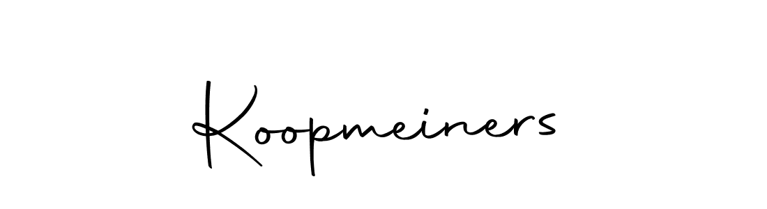 Also we have Koopmeiners name is the best signature style. Create professional handwritten signature collection using Autography-DOLnW autograph style. Koopmeiners signature style 10 images and pictures png