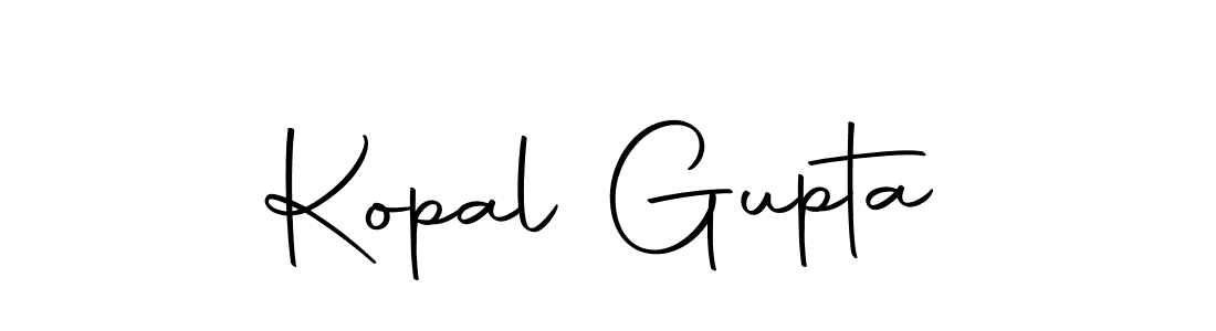 Design your own signature with our free online signature maker. With this signature software, you can create a handwritten (Autography-DOLnW) signature for name Kopal Gupta. Kopal Gupta signature style 10 images and pictures png