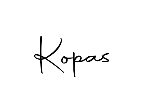 Create a beautiful signature design for name Kopas. With this signature (Autography-DOLnW) fonts, you can make a handwritten signature for free. Kopas signature style 10 images and pictures png