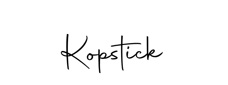 Make a beautiful signature design for name Kopstick. With this signature (Autography-DOLnW) style, you can create a handwritten signature for free. Kopstick signature style 10 images and pictures png