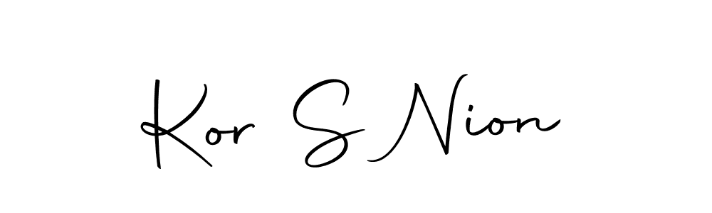 How to Draw Kor S Nion signature style? Autography-DOLnW is a latest design signature styles for name Kor S Nion. Kor S Nion signature style 10 images and pictures png