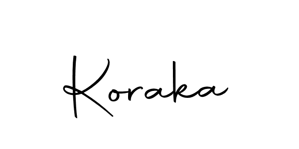 You should practise on your own different ways (Autography-DOLnW) to write your name (Koraka) in signature. don't let someone else do it for you. Koraka signature style 10 images and pictures png