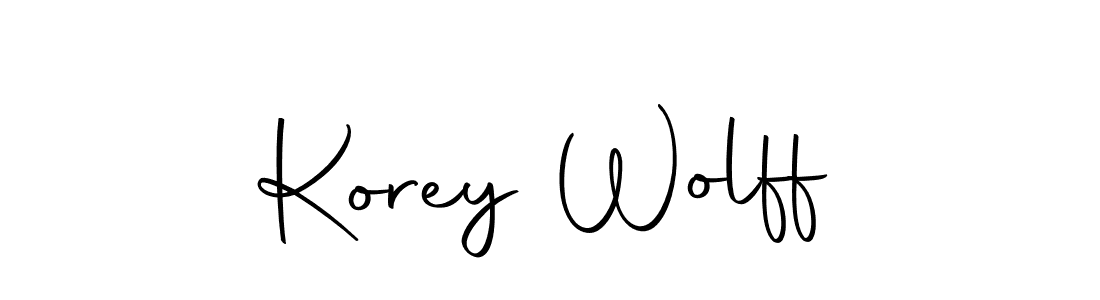 Once you've used our free online signature maker to create your best signature Autography-DOLnW style, it's time to enjoy all of the benefits that Korey Wolff name signing documents. Korey Wolff signature style 10 images and pictures png