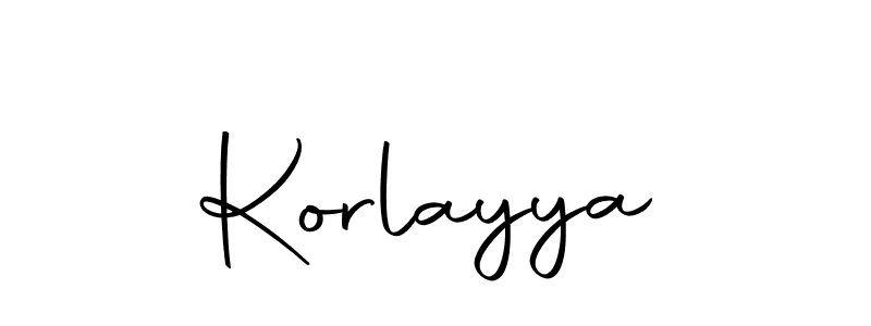 if you are searching for the best signature style for your name Korlayya. so please give up your signature search. here we have designed multiple signature styles  using Autography-DOLnW. Korlayya signature style 10 images and pictures png