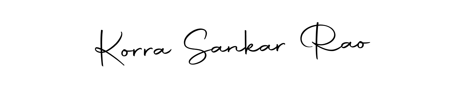 Here are the top 10 professional signature styles for the name Korra Sankar Rao. These are the best autograph styles you can use for your name. Korra Sankar Rao signature style 10 images and pictures png