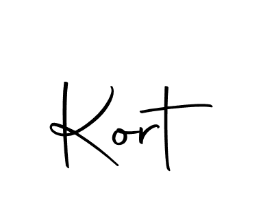 Design your own signature with our free online signature maker. With this signature software, you can create a handwritten (Autography-DOLnW) signature for name Kort. Kort signature style 10 images and pictures png