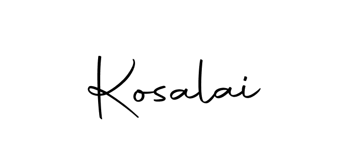 Design your own signature with our free online signature maker. With this signature software, you can create a handwritten (Autography-DOLnW) signature for name Kosalai. Kosalai signature style 10 images and pictures png