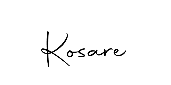Make a beautiful signature design for name Kosare. Use this online signature maker to create a handwritten signature for free. Kosare signature style 10 images and pictures png