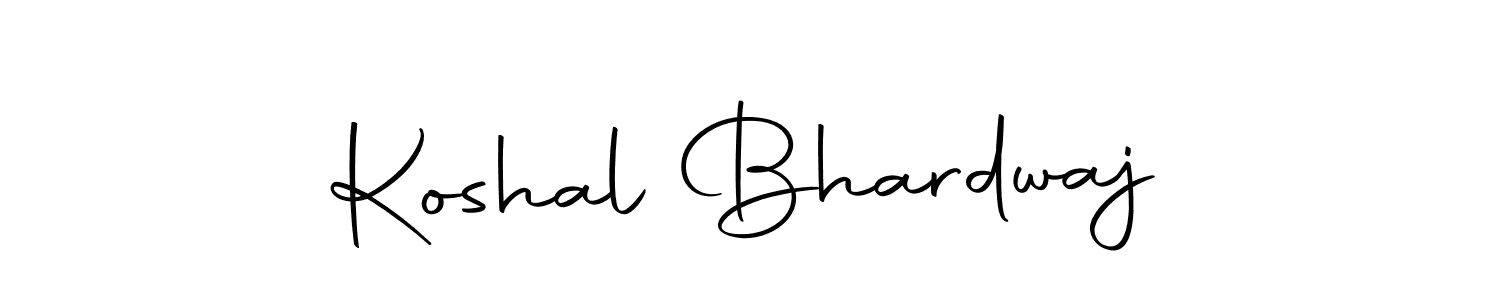 Make a beautiful signature design for name Koshal Bhardwaj. With this signature (Autography-DOLnW) style, you can create a handwritten signature for free. Koshal Bhardwaj signature style 10 images and pictures png