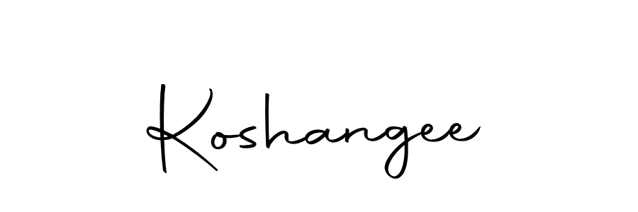 The best way (Autography-DOLnW) to make a short signature is to pick only two or three words in your name. The name Koshangee include a total of six letters. For converting this name. Koshangee signature style 10 images and pictures png