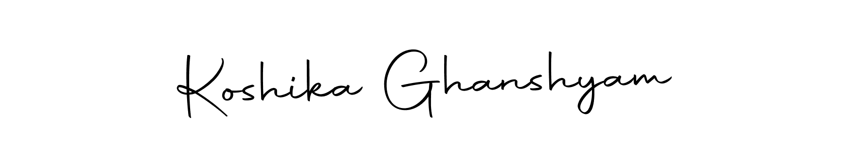 Also You can easily find your signature by using the search form. We will create Koshika Ghanshyam name handwritten signature images for you free of cost using Autography-DOLnW sign style. Koshika Ghanshyam signature style 10 images and pictures png