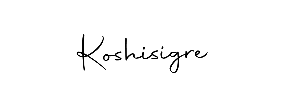 if you are searching for the best signature style for your name Koshisigre. so please give up your signature search. here we have designed multiple signature styles  using Autography-DOLnW. Koshisigre signature style 10 images and pictures png