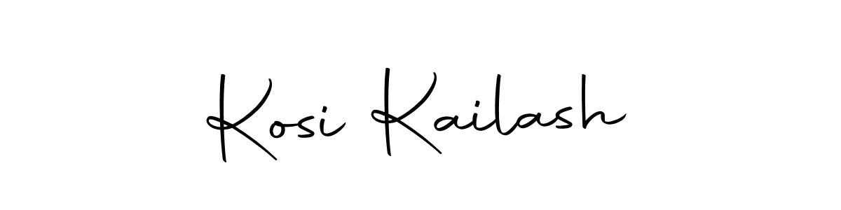 Kosi Kailash stylish signature style. Best Handwritten Sign (Autography-DOLnW) for my name. Handwritten Signature Collection Ideas for my name Kosi Kailash. Kosi Kailash signature style 10 images and pictures png