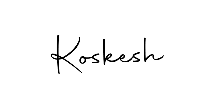 How to make Koskesh name signature. Use Autography-DOLnW style for creating short signs online. This is the latest handwritten sign. Koskesh signature style 10 images and pictures png