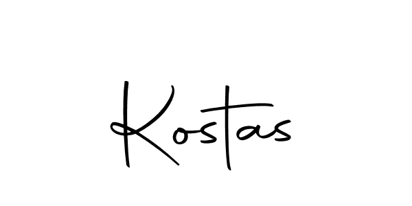 Design your own signature with our free online signature maker. With this signature software, you can create a handwritten (Autography-DOLnW) signature for name Kostas. Kostas signature style 10 images and pictures png