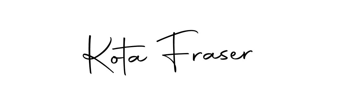 Use a signature maker to create a handwritten signature online. With this signature software, you can design (Autography-DOLnW) your own signature for name Kota Fraser. Kota Fraser signature style 10 images and pictures png