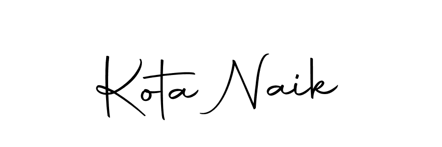 Create a beautiful signature design for name Kota Naik. With this signature (Autography-DOLnW) fonts, you can make a handwritten signature for free. Kota Naik signature style 10 images and pictures png