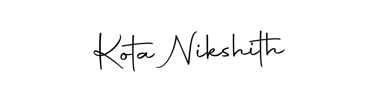 Make a beautiful signature design for name Kota Nikshith. With this signature (Autography-DOLnW) style, you can create a handwritten signature for free. Kota Nikshith signature style 10 images and pictures png