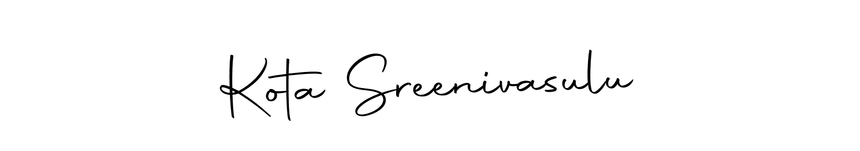 You can use this online signature creator to create a handwritten signature for the name Kota Sreenivasulu. This is the best online autograph maker. Kota Sreenivasulu signature style 10 images and pictures png
